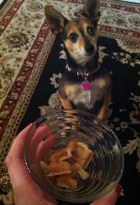 Ella and waffles